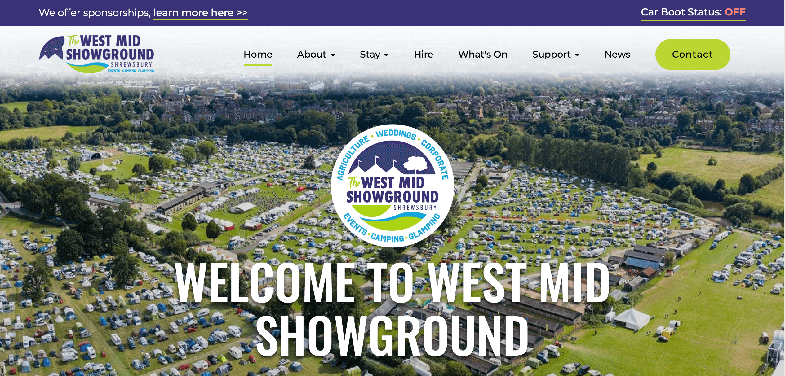Website Refresh For West Mid Showground
