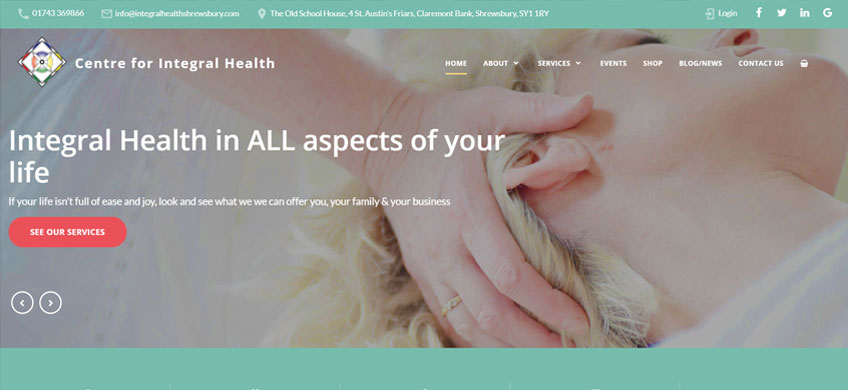 Centre for Integral Health Website